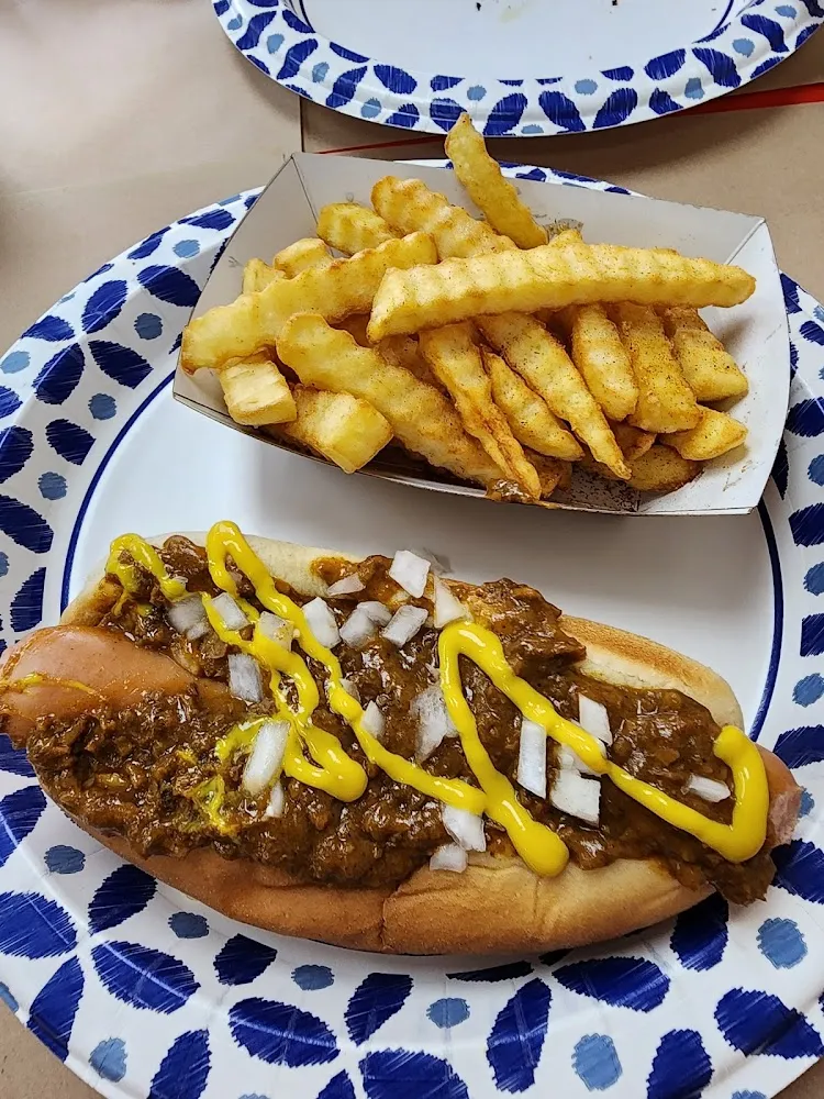 Detroit Coney Dog & Fries